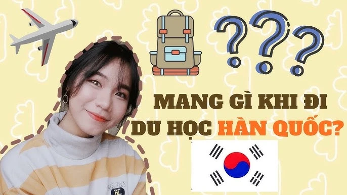 Du học sinh Hàn Quốc mang gì đi du học?